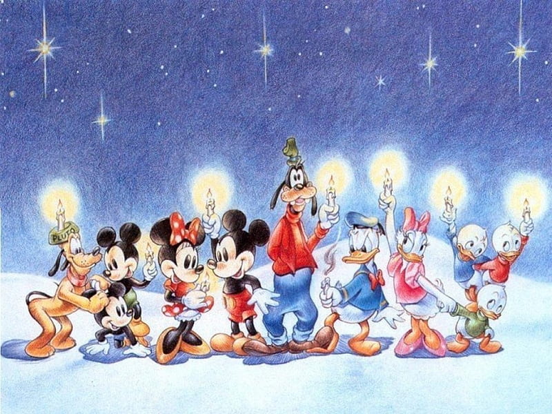 Christmas Time, cartoons, christmas, goofy, walt disney, mikey mouse,  cartoon, HD wallpaper | Peakpx