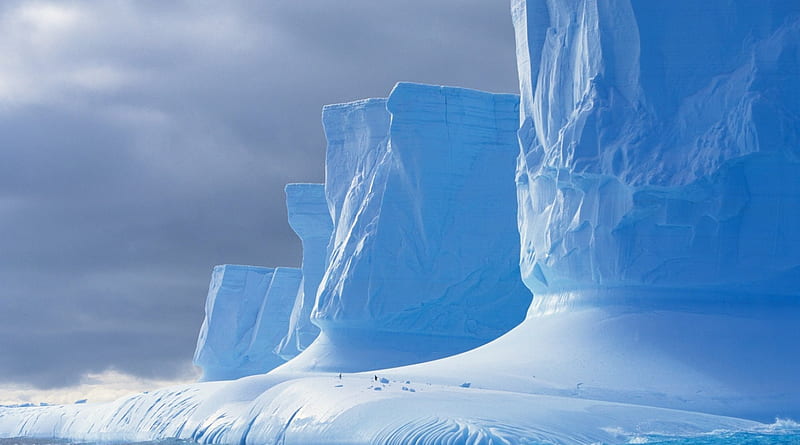 Shock landscape - Antarctic glaciers, Antarctic, Frozen, Ice, Glacier, HD wallpaper