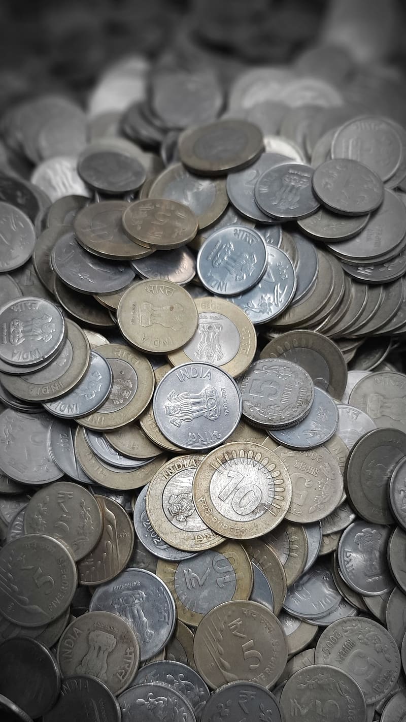 Indian Money, indian coins, rupees, HD phone wallpaper