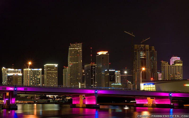 Miami, Downtown Miami, HD wallpaper