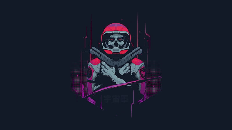 HD Cyberpunk Astronaut Wallpaper For Mobile