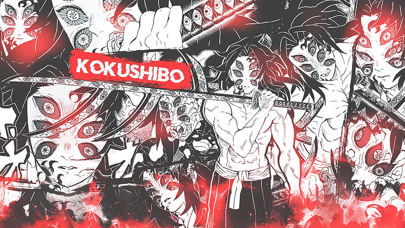 Demon Slayer Kokushibou On Different Angles Anime, HD wallpaper