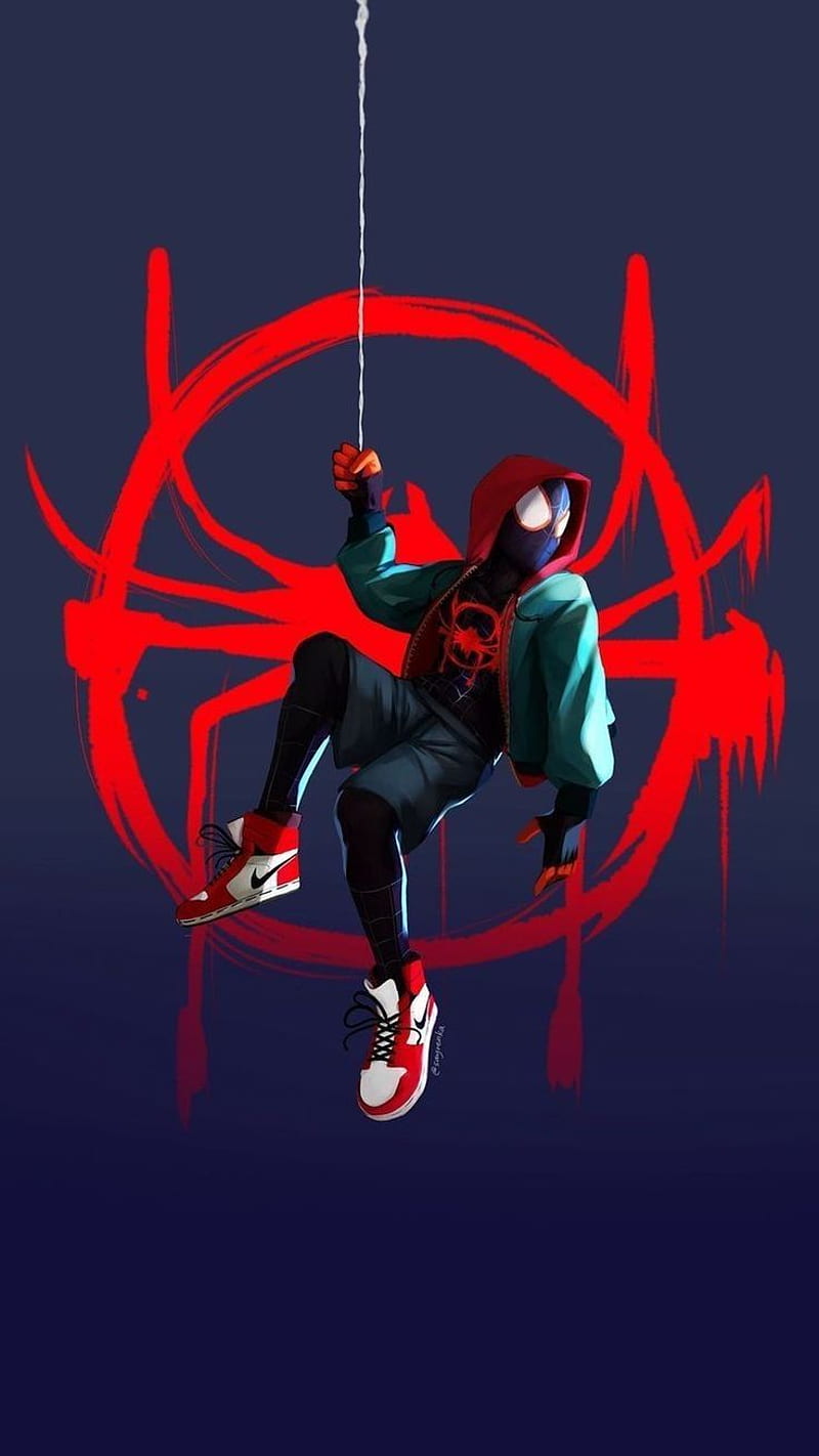 Film Review: Spider Man: Into The Spider Verse, Miles Morales Spider Verse, HD phone wallpaper