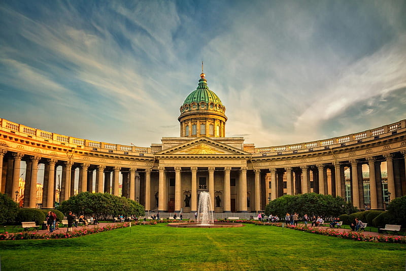 Kazan-Cathedral, ancient, Kazan, Cathedral, HD wallpaper