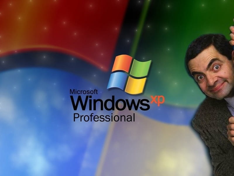 mr bean windows xp professional, windows, professional, mr, bean, HD wallpaper