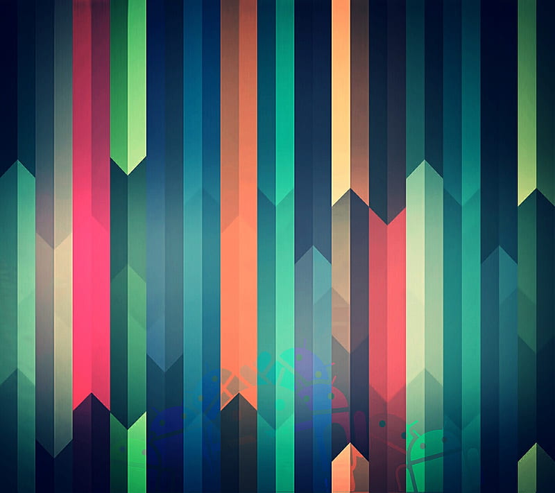 Androids, colors, htc, sense, vintage, HD wallpaper