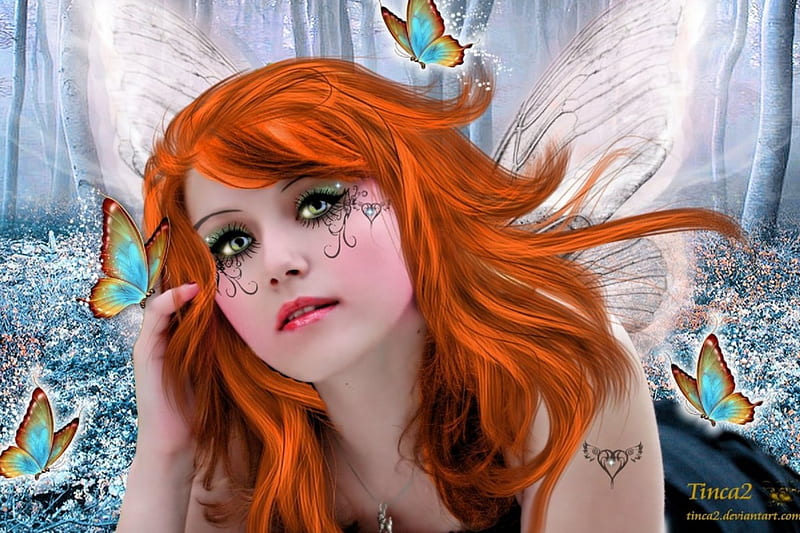 ~summer Dreams~ Wings Love Four Seasons Butterflies Creative Pre Made Digital Art Hd 4995