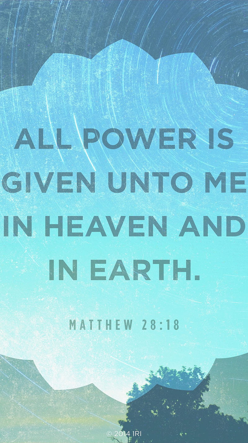 Power, bible, earth, god, heaven, jesus, HD phone wallpaper