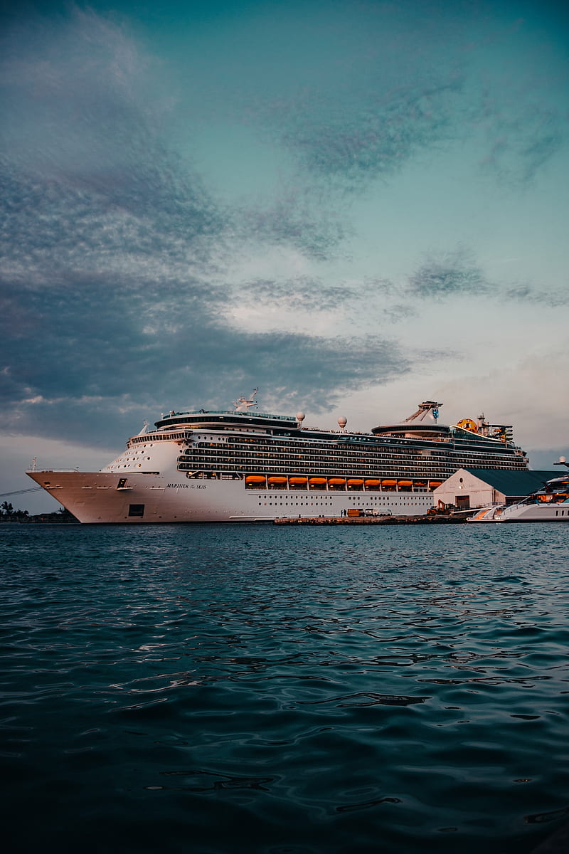 cruise ship, ship, sea, water, HD phone wallpaper