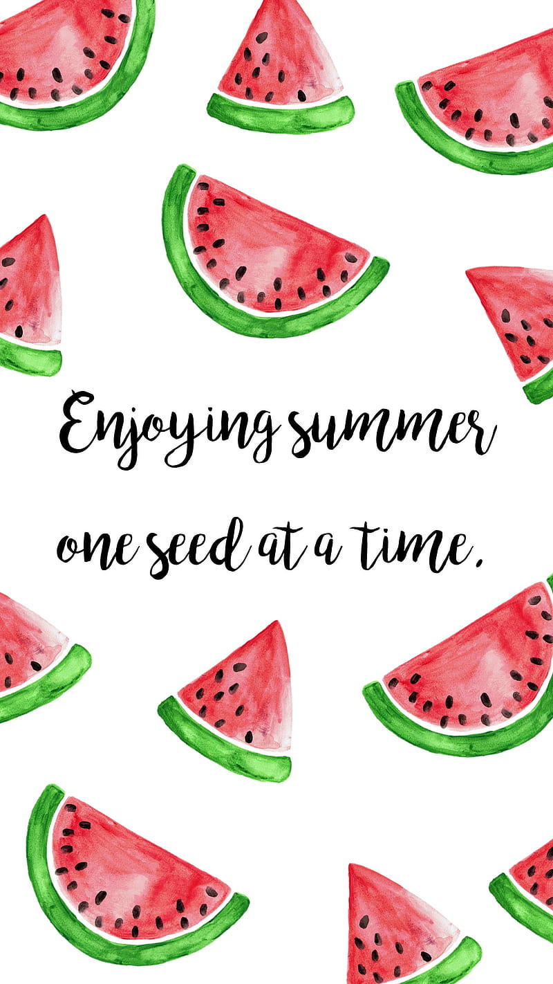 enjoying summer, cute, fruit, heart wassermelone, wassermelonen, watermelon, watermelons, net, HD phone wallpaper