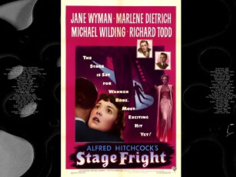 Stage Fright02, alfred hitchcock, posters, classic movies, Stage Fright, HD wallpaper