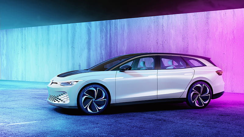 2019 Volkswagen ID Space Vizzion Concept, Electric, Wagon, car, HD wallpaper