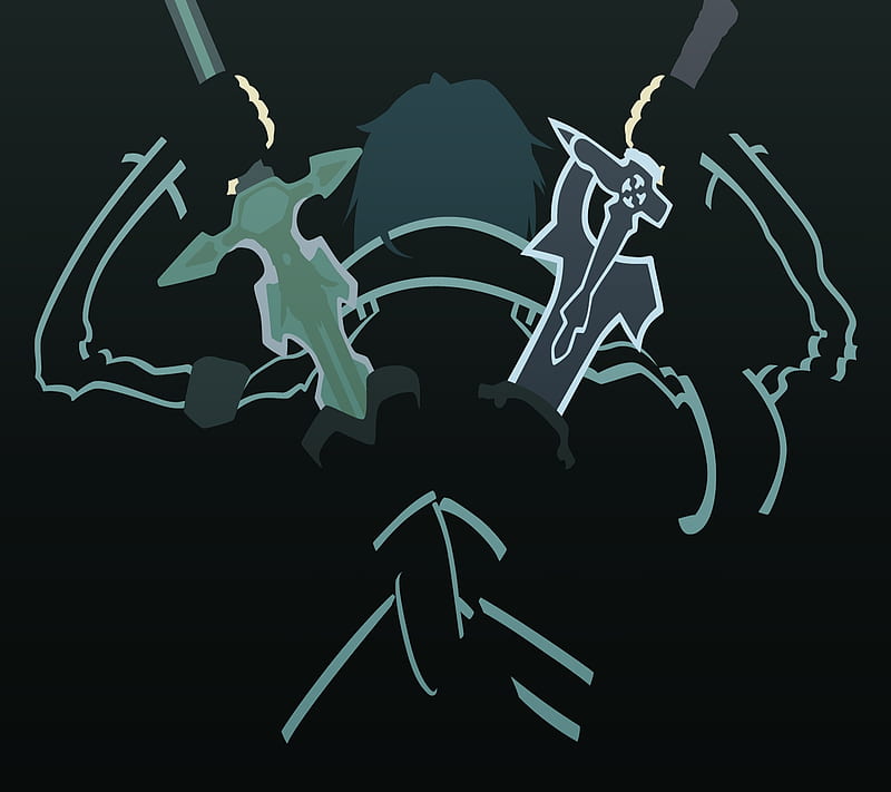 Kirito SAO, kazuto, kirigaya, sword art online, HD wallpaper