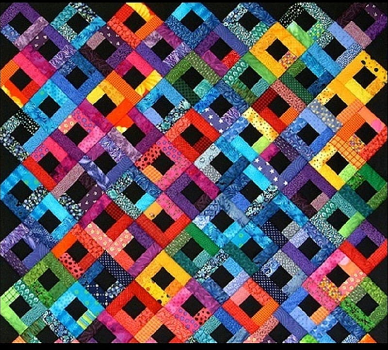 Colors, puzzle, quilt, abstract, HD wallpaper