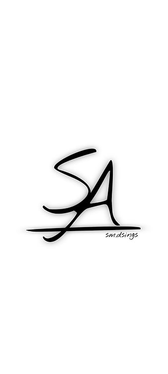 SA Logo. Letter Design Vector. Stock Vector by ©twindesigner 142282996