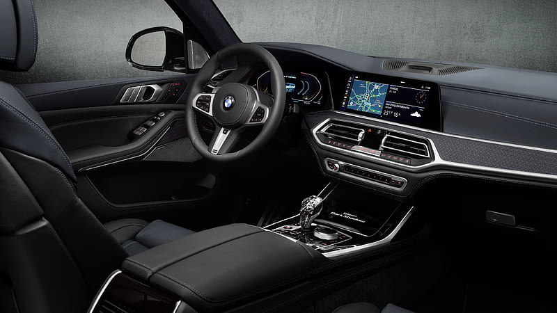 BMW X7 M50i Edition Dark Shadow 2020 Interior, HD wallpaper