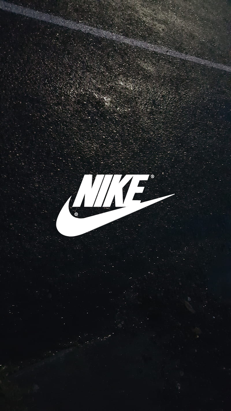 Nike Road, black, brands, dark, logo, logos, urban, white, HD phone wallpaper