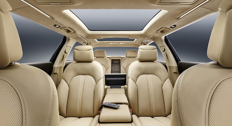 2016 Audi A8 L Extended Interior, Second Row Seats , car, HD wallpaper