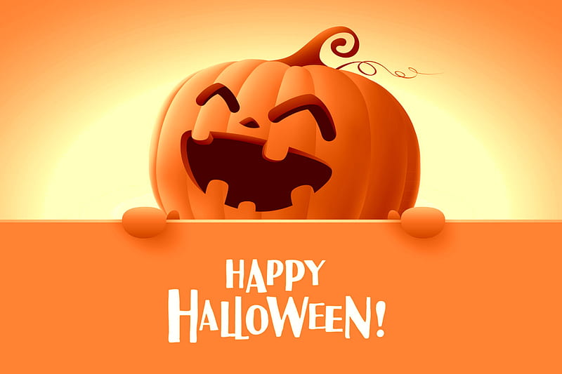 Happy Halloween!, cg, holiday, pumpkin, halloween, HD wallpaper | Peakpx