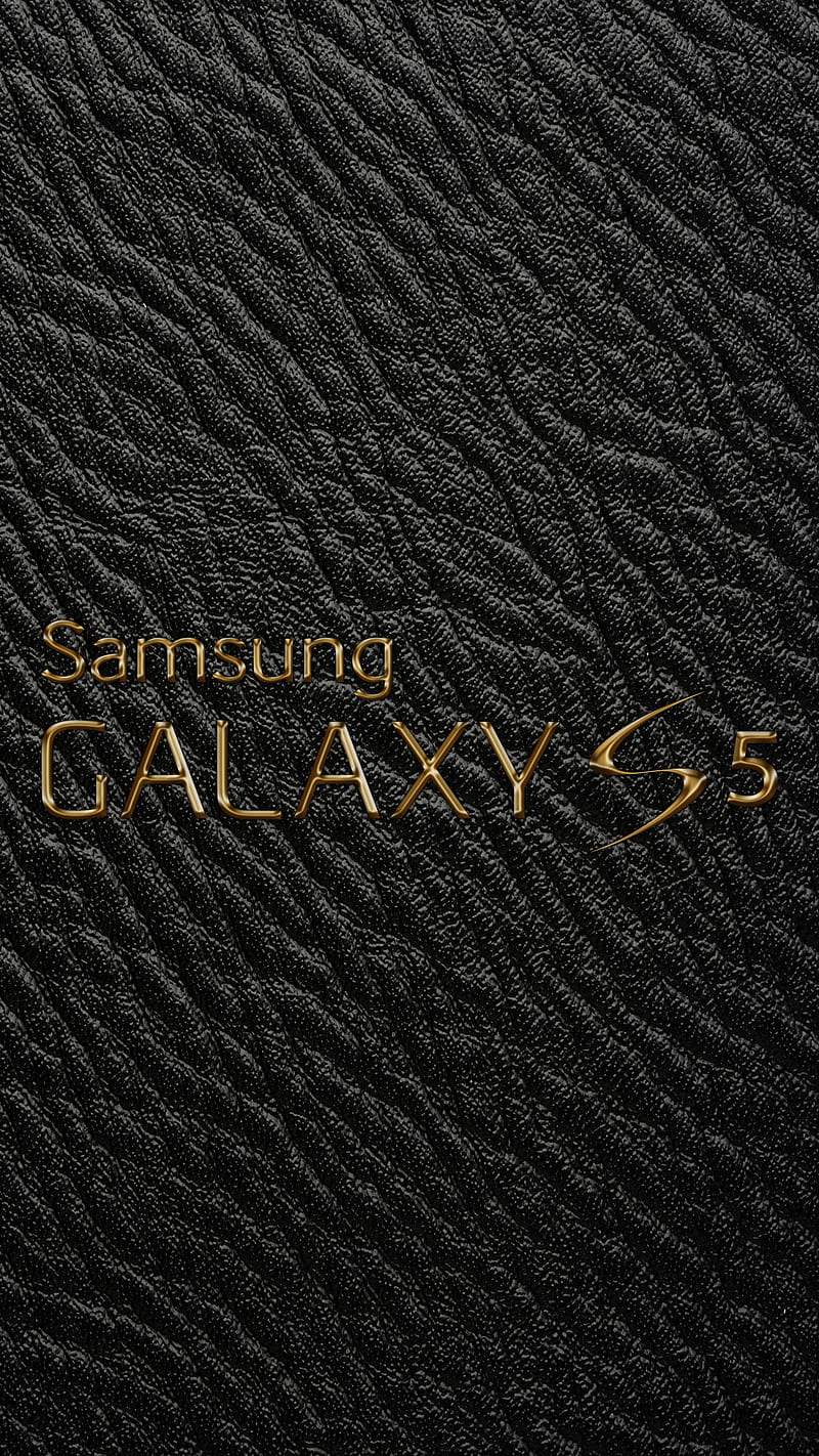 Galaxy S5 By Marika Black Galaxy Golden Leather S5 Samsung Hd Phone Wallpaper Peakpx