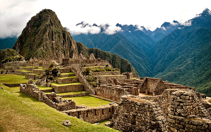 Machu Picchu F, architecture, graphy, wide screen, bonito, Machu Picchu, Peru, scenery, HD wallpaper