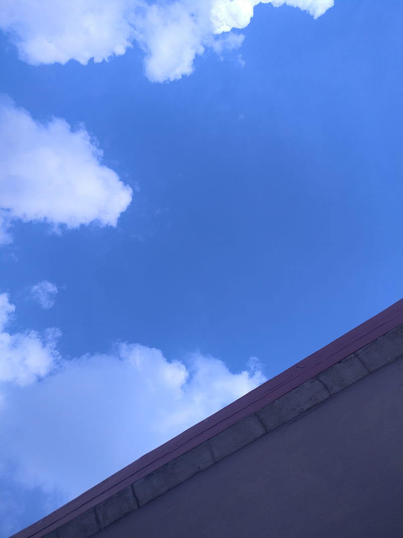 Blue Sky , clouds, beautiful sky, dom sign, natural, nature, sky high, cloudy sky, HD phone wallpaper