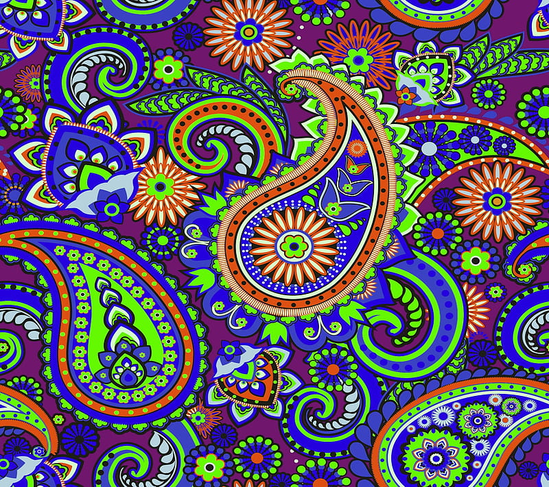 Abstract Paisley, pattern, HD wallpaper