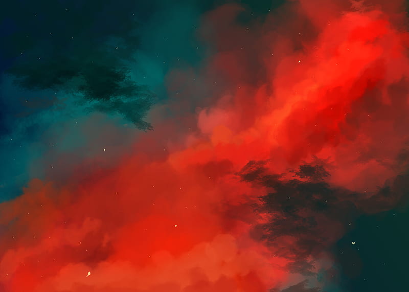 Scifi Nebula , nebula, digital-universe, HD wallpaper