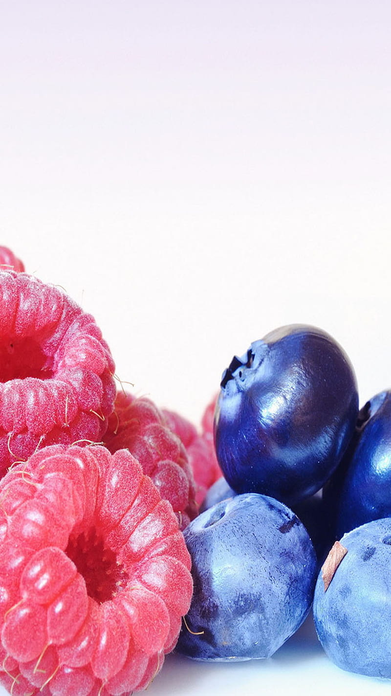 Berries, blue, red, HD phone wallpaper | Peakpx