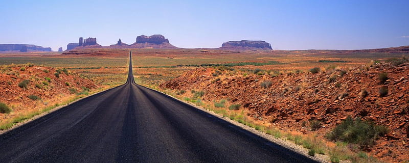 Utah Valley Road, nature, roads, deserts, Utah, HD wallpaper