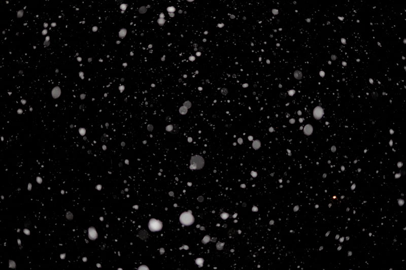 snow, glare, points, black, HD wallpaper