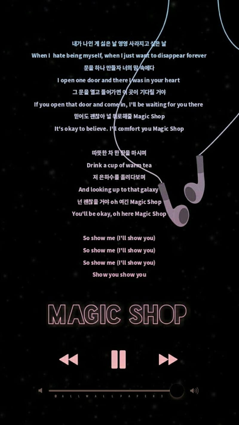 BTS magic shop, magic shop, lyrics, HD phone wallpaper