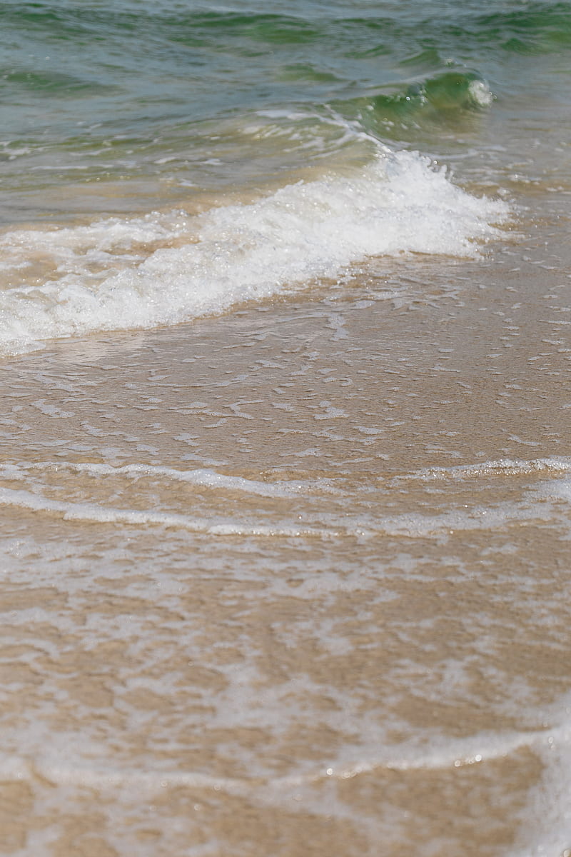Ocean Waves Crashing on Shore, HD phone wallpaper