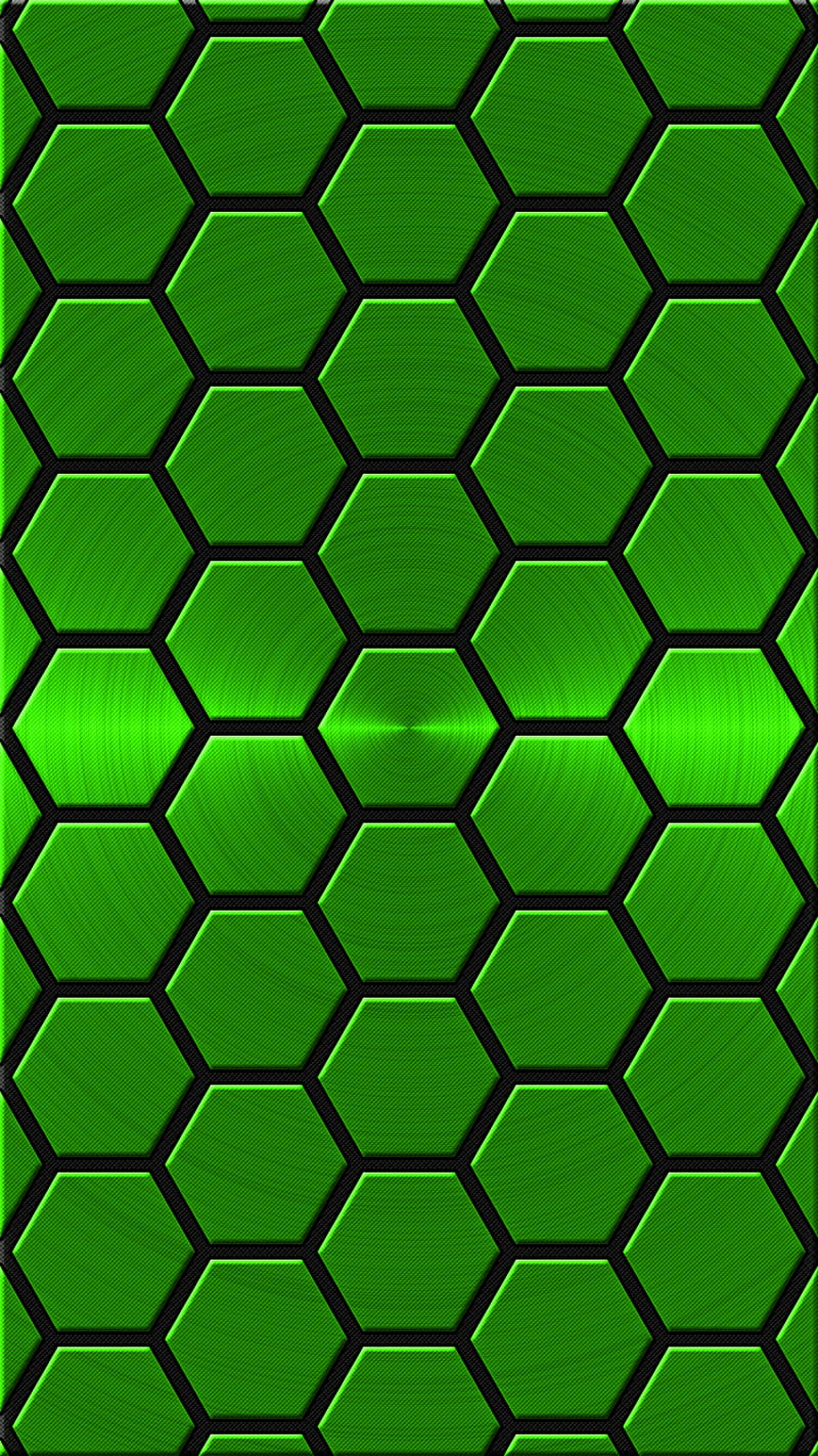 Green Poly Wall, 3mcsnetwork, background, black, metal, polygon, shiny, x3mcx, HD phone wallpaper