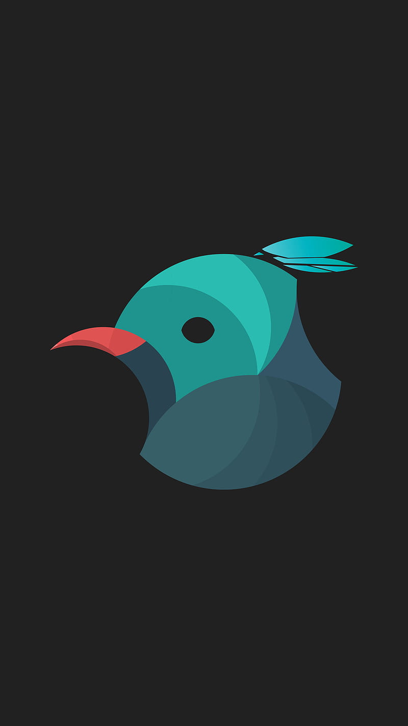 Blue Jay Logo , minimalist, minimalism, animals, birds, blue jay, brand, HD phone wallpaper