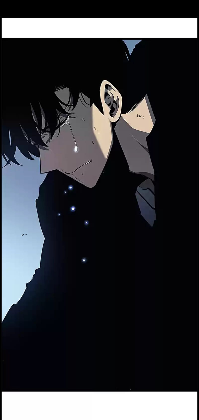 Solo leveling, emotional, manhwa, shadow king, sung jin woo, HD phone wallpaper