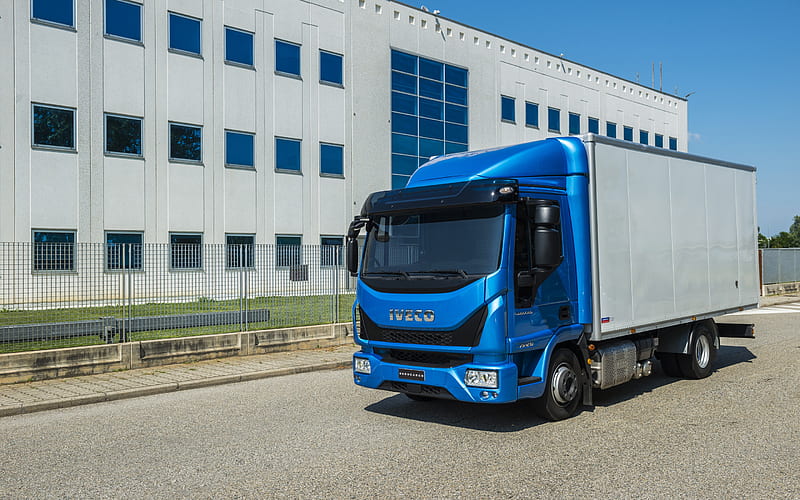 Iveco EuroCargo, 2020, front view, trucking, cargo delivery, cargo trucks, Iveco, HD wallpaper