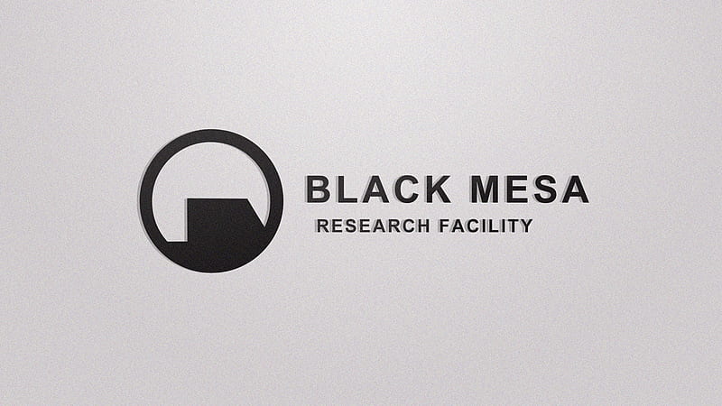 Half Life - Black Mesa, gray background, half life, video games, typography, HD wallpaper
