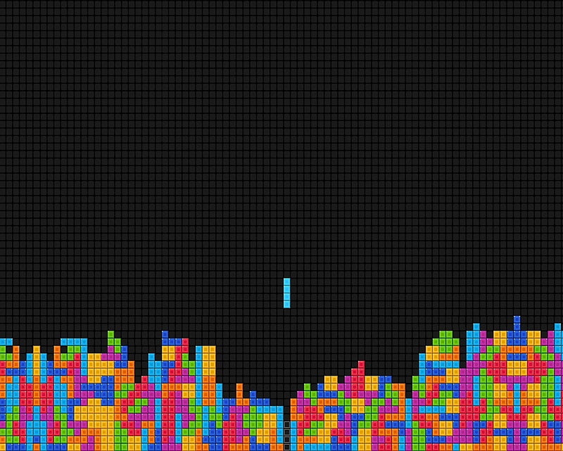Tetris, colorful, game, video, HD wallpaper