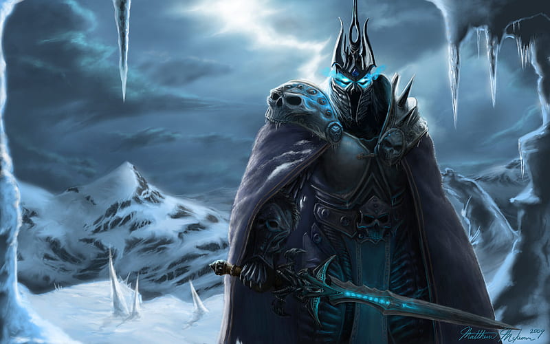 The Lich King, king, frostmourne, death, lich king, world of warcraft,  arthas, HD wallpaper | Peakpx