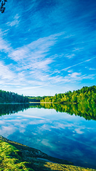 Lake Of The Clouds, up, river, michigan, upper penisula, scenery, lake ...