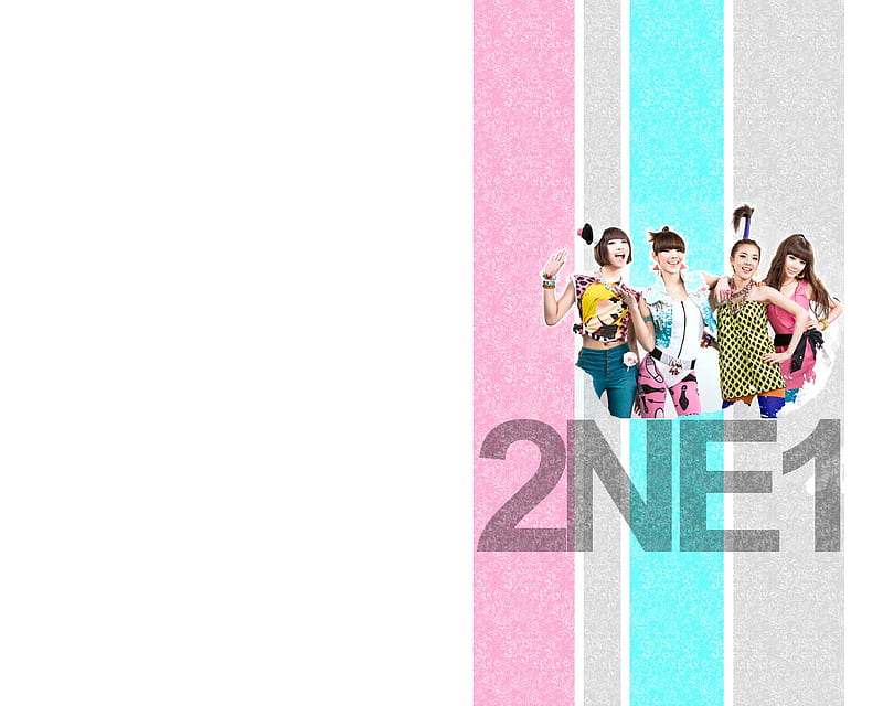 2NE1 color, dara, bom, minji, cl, HD wallpaper