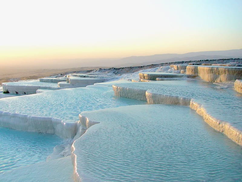 Pamukkale Turkey, rocks, grass, sunset, nice, multicolor, creeks, waterfall, caves, bonito, refleced, ellegant, green, scenery, blue, cloud, lakes, pond, paisagem, flower, nature, meadow, scene, stream, fish, oceans amazing, cenario, beach, corner, calm, scenario, evening, morning, rivers, paysage, cena, black, sky, canyons, surfing, panorama, cool, beaches, awesome, hop, bay, landscape, field, seas, rose, gray, gourgeous, wave, sea, graphy, mirror, river, neat multi-coloured, clear, colors, lake, attractive, colours, reflections, natural, HD wallpaper