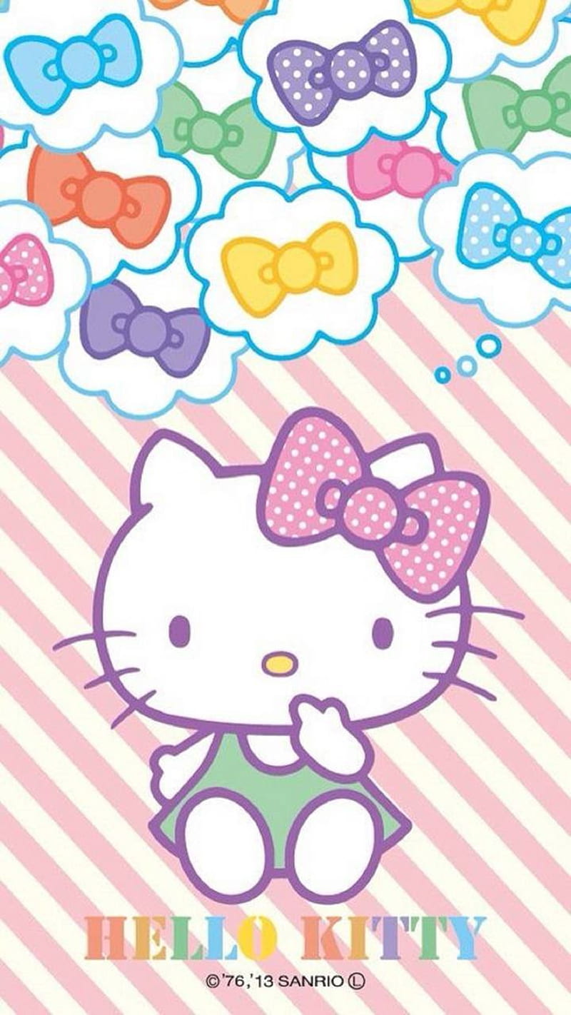 Hello Kitty, 4d, 929, bape supreme, cool, desenho, new, pink purple, trista  hogue, HD phone wallpaper