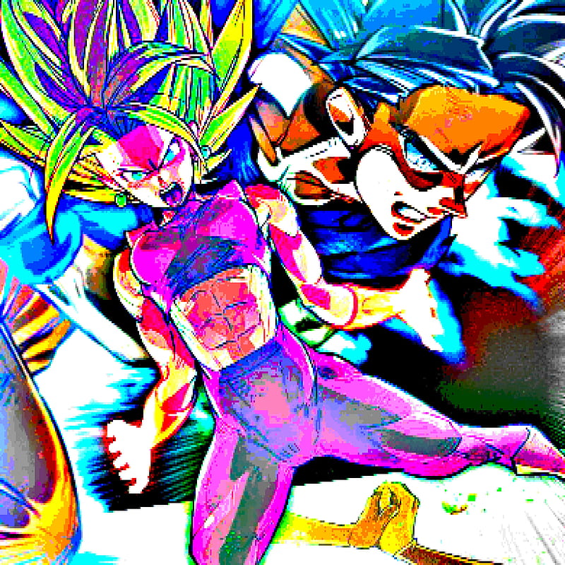 UI Goku and Kefla, dbz, ssj2, HD wallpaper