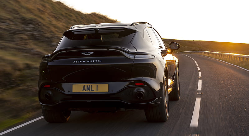 2021 Aston Martin DBX Onyx Black - Rear , car, HD wallpaper