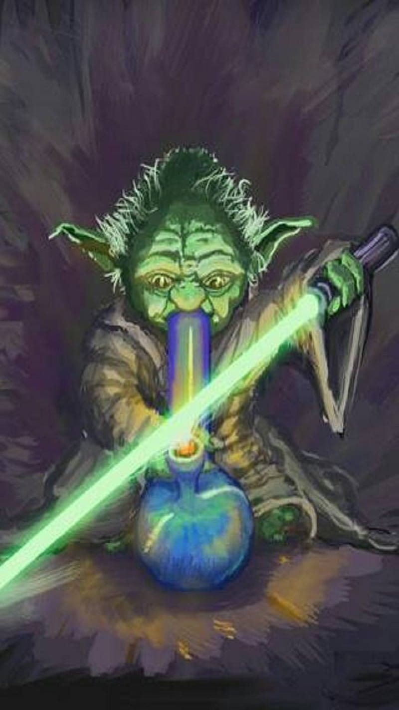 P Free Download Smoking Yoda Bong Star Wars High Hd Mobile Wallpaper Peakpx