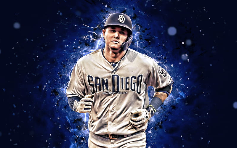 Fernando Tatis, grunge art, MLB, San Diego Padres, baseman, baseball