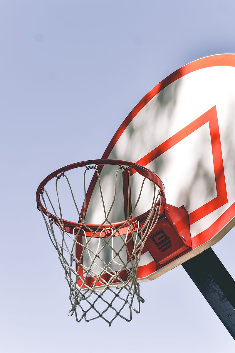 basketball, basketball net, basketball hoop, backboard, metal, HD phone wallpaper