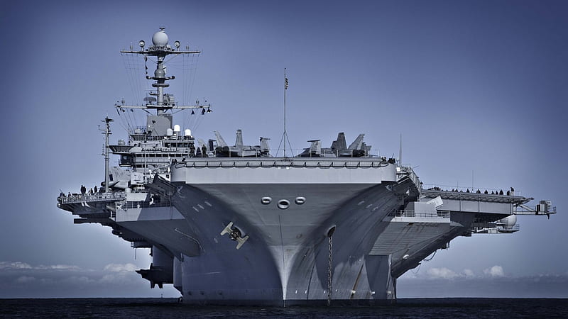 US Aircraft Carrier, navy carrier, us navy, iarcraft carrier, HD wallpaper